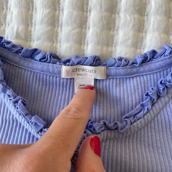 Crewcuts Lavender Ribbed Tee - Picture 2 of 3